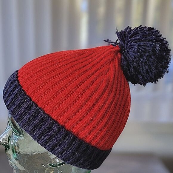 GAP Kids Colorblock Pom Beanie - Picture 7 of 10